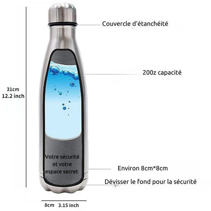 SafeSip Bottle - Cachette Secrète Polyvalente 750ml